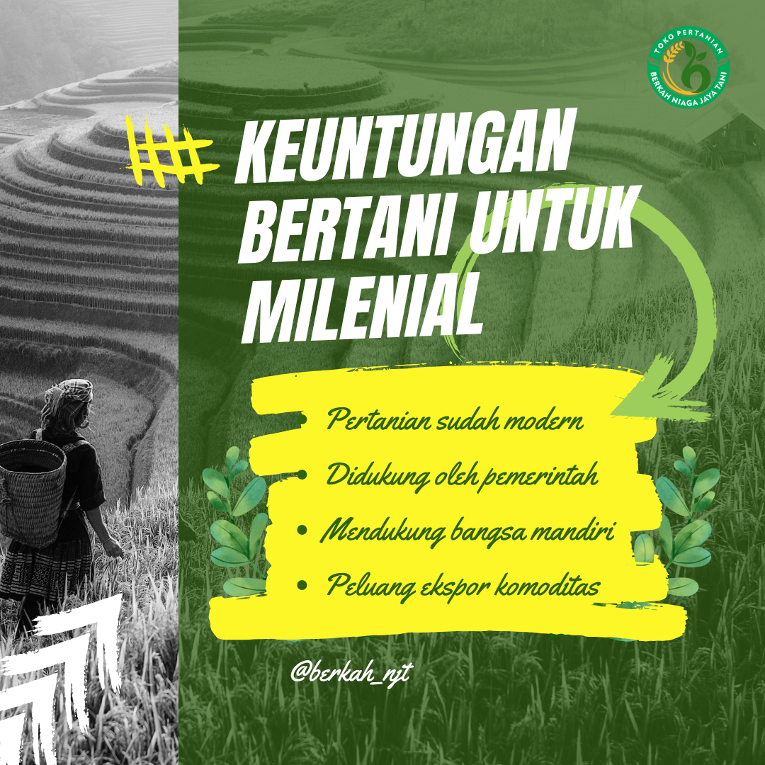 Keuntungan Bertani untuk Milenial